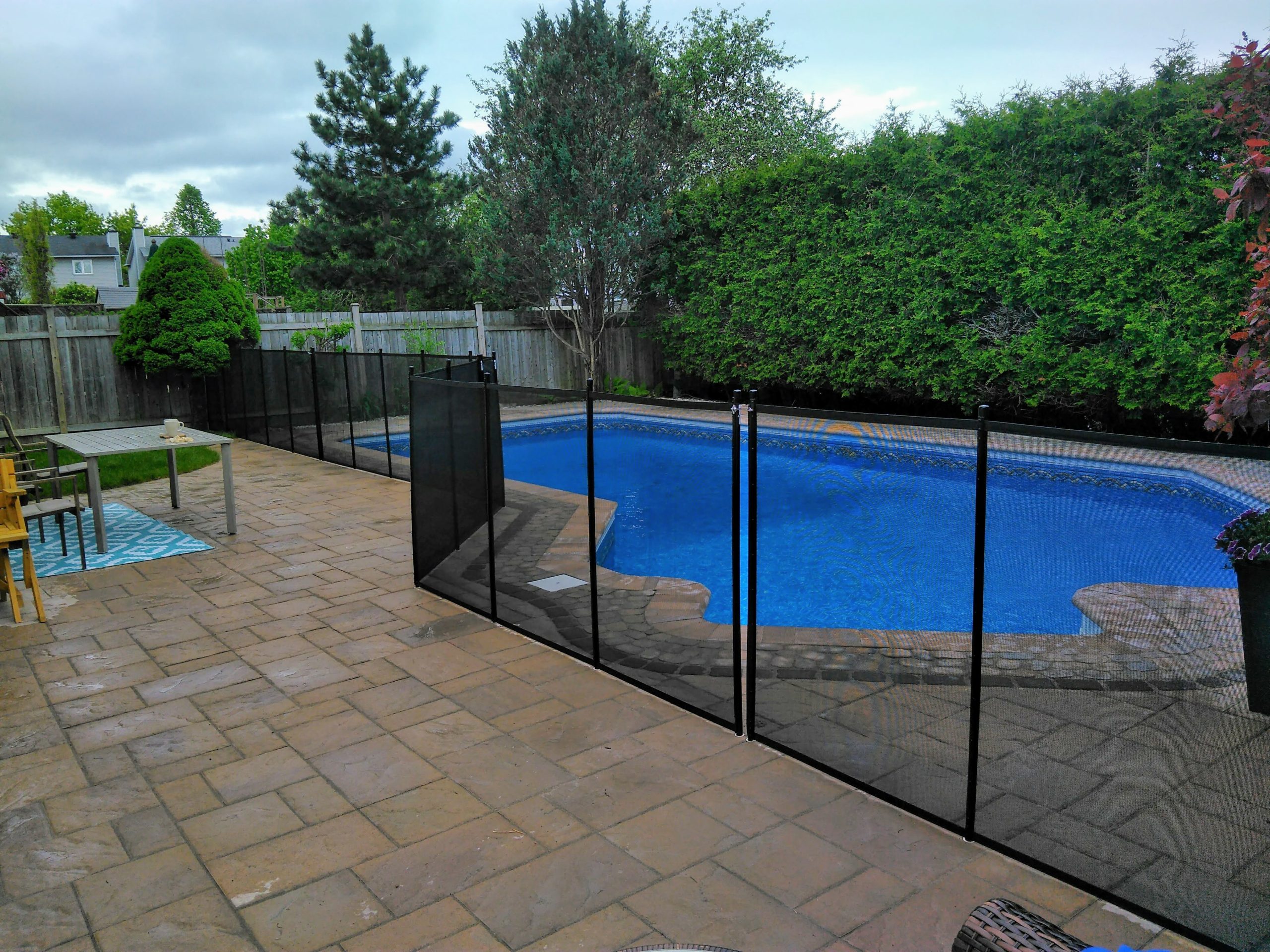 removable pool fence no drilling